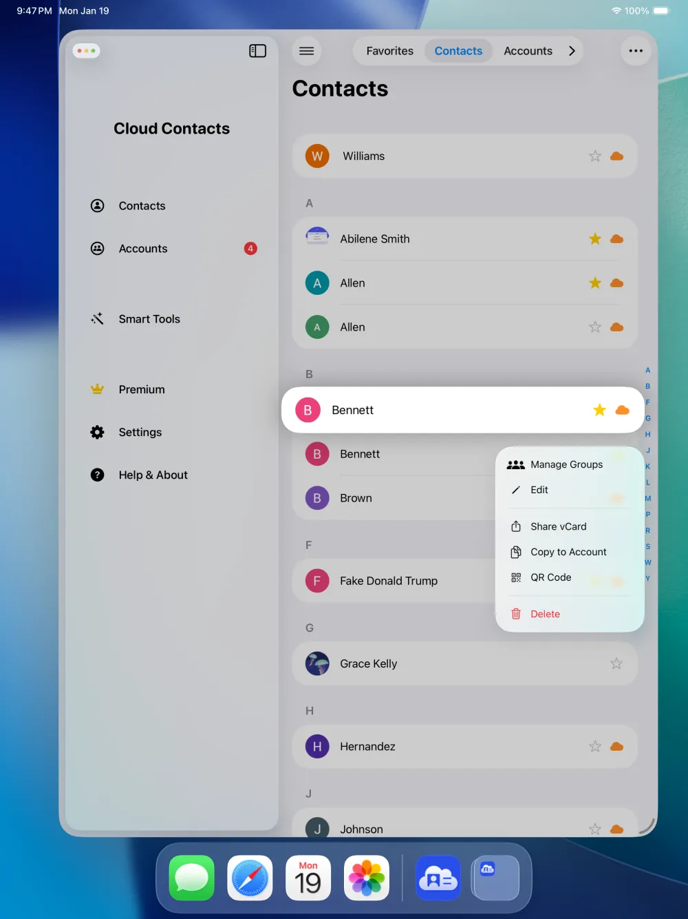 Android to iPhone Contact Sync