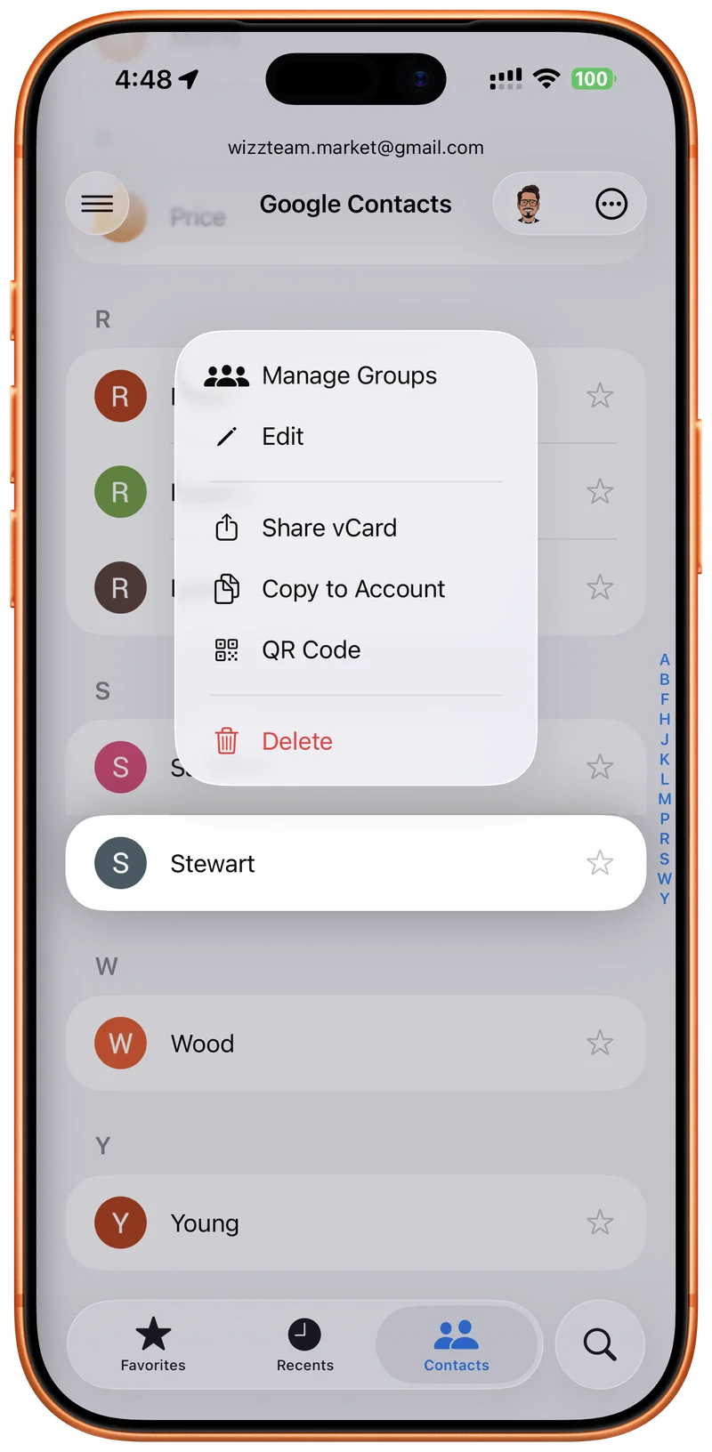 Unified Contacts. One View.